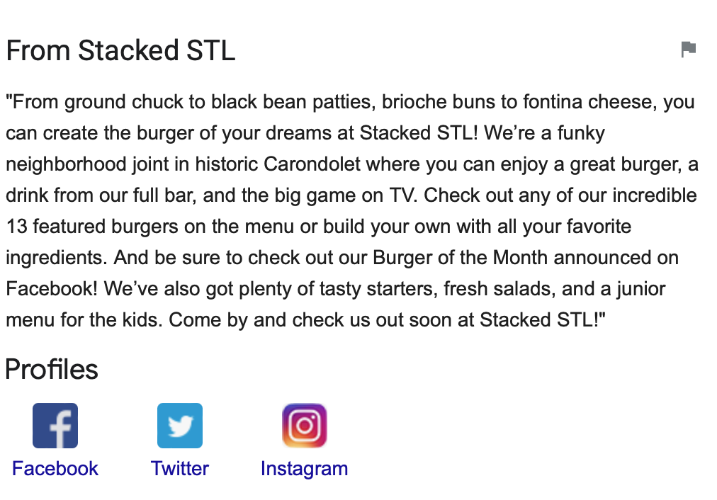 Stacked STL Description