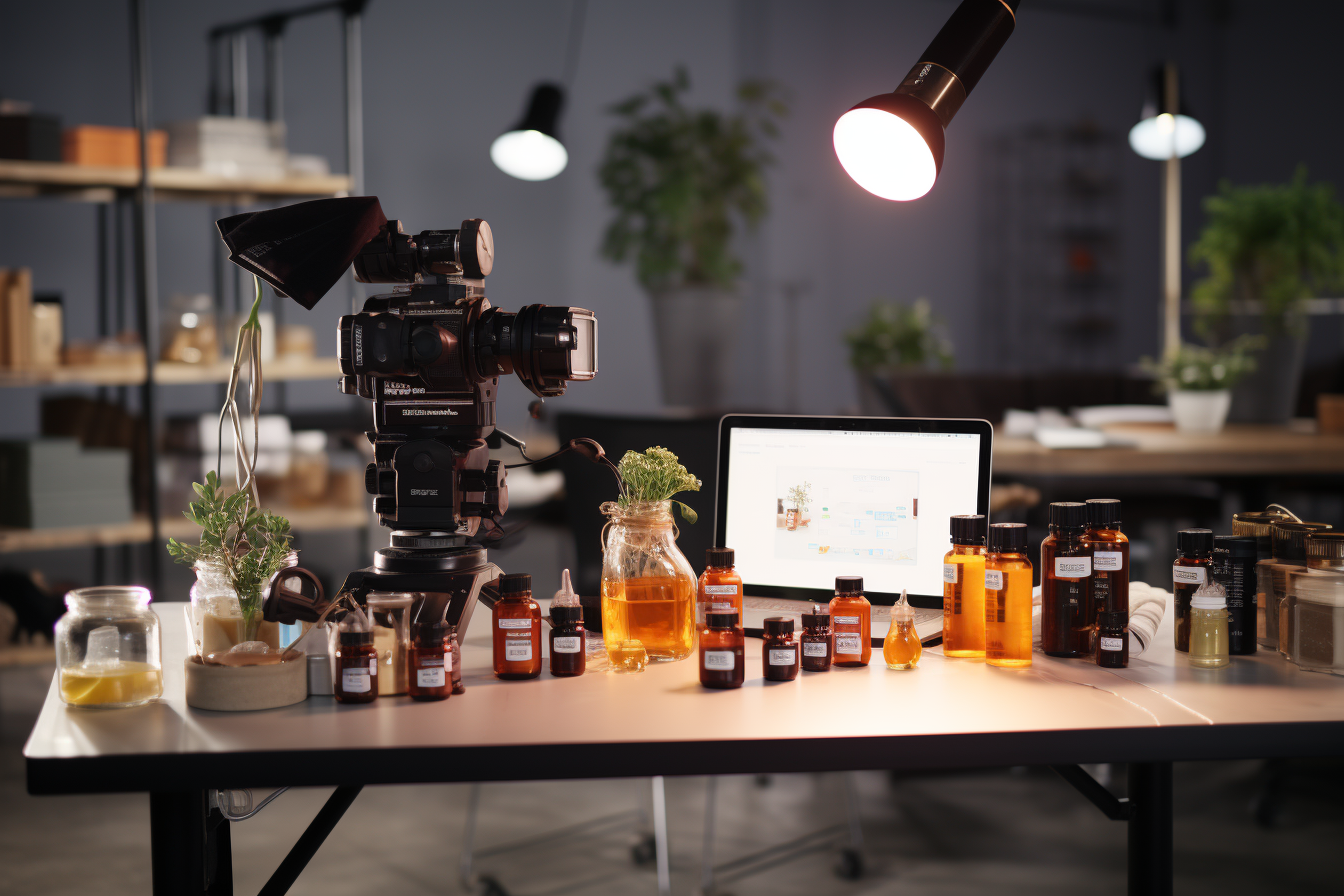 product video marketing for essential oils company